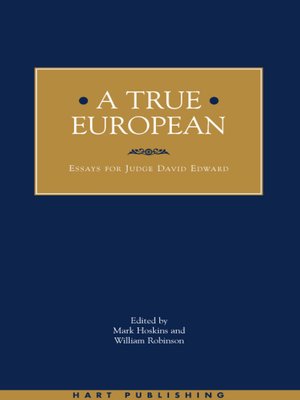 cover image of A True European